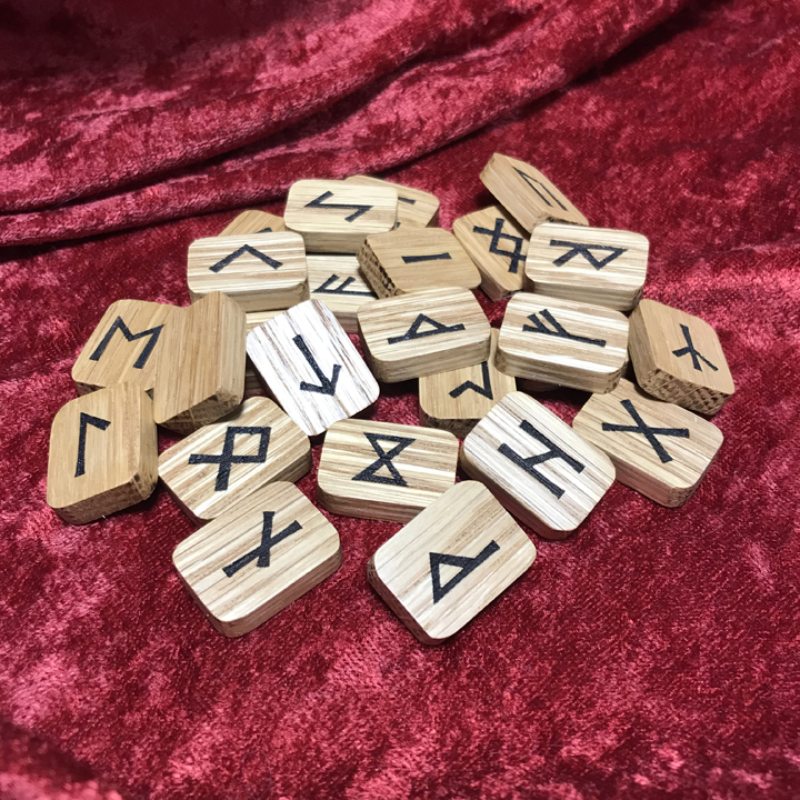White oake rune set